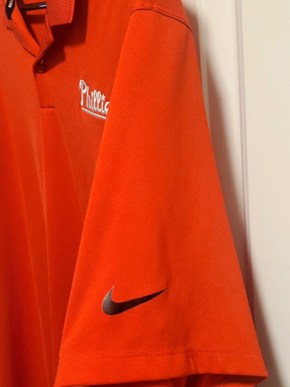 Nike DRI-FIT RED Phillies Polo Shirt